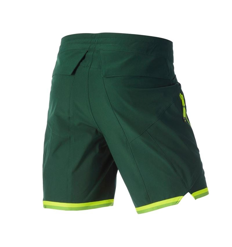 Work Trousers: Shorts e.s.ambition + green/high-vis yellow 7