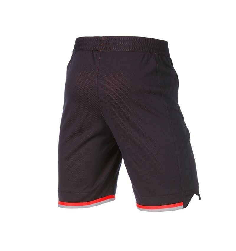 Pantalons de travail: Fonctionnelle short e.s.ambition + noir/rouge fluo 4