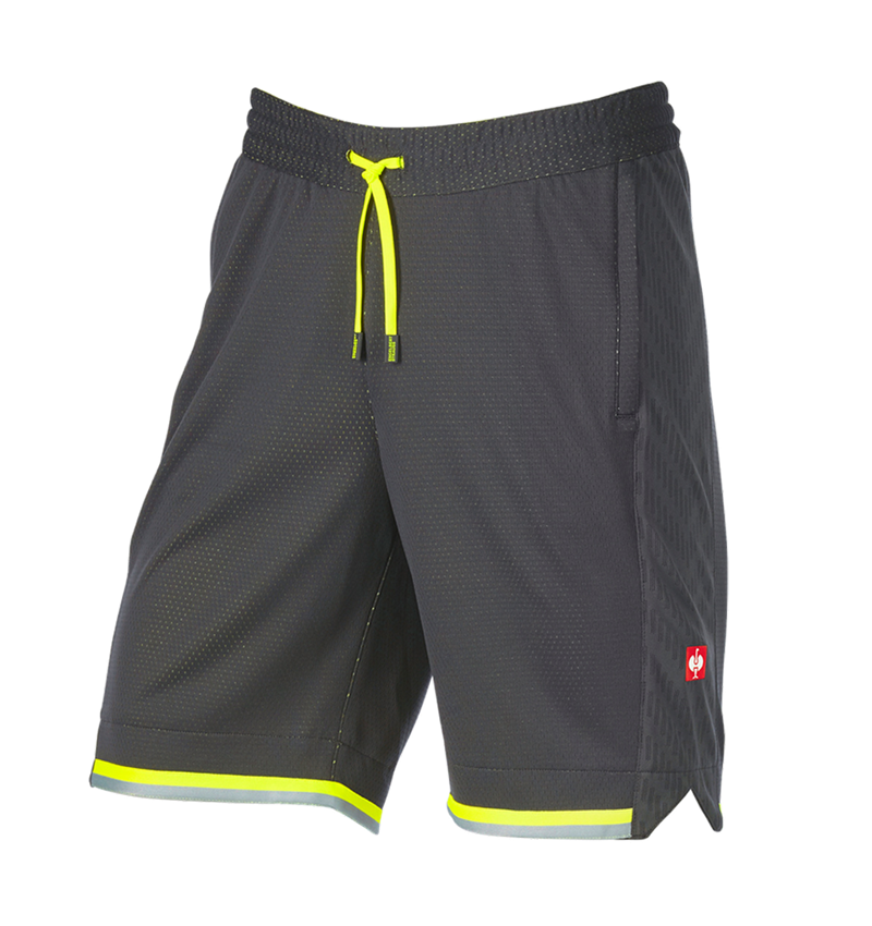 Topics: Functional shorts e.s.ambition + anthracite/high-vis yellow 5