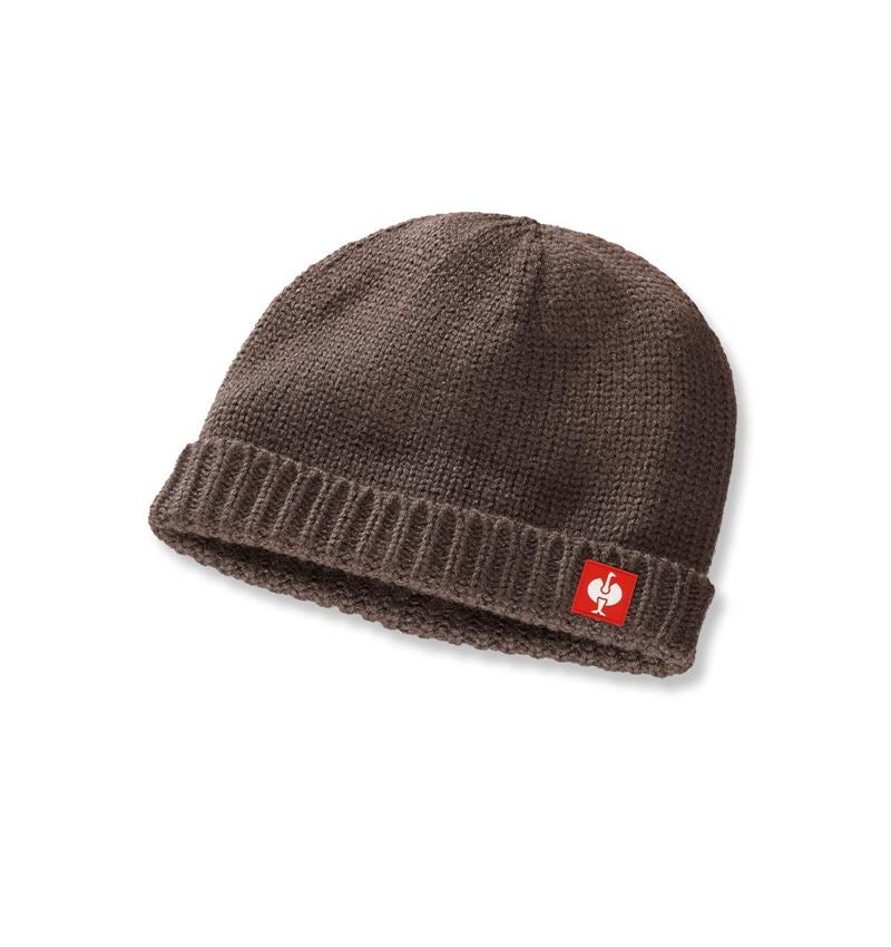 Plumbers / Installers: Knitted cap e.s.roughtough + bark