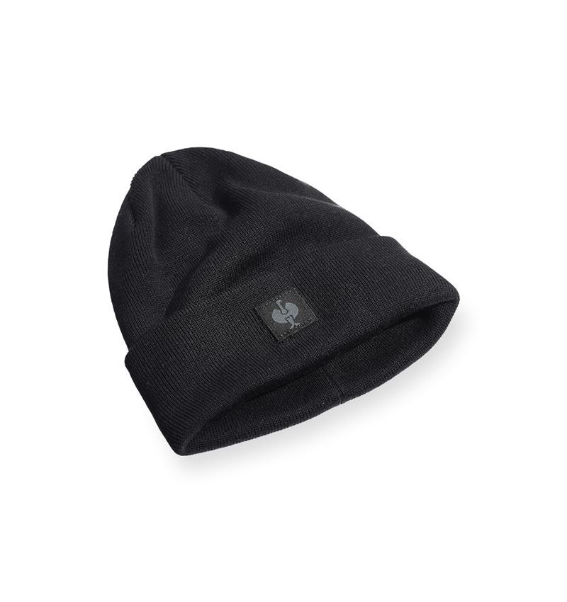 Accessories: Knitted cap e.s.iconic + black