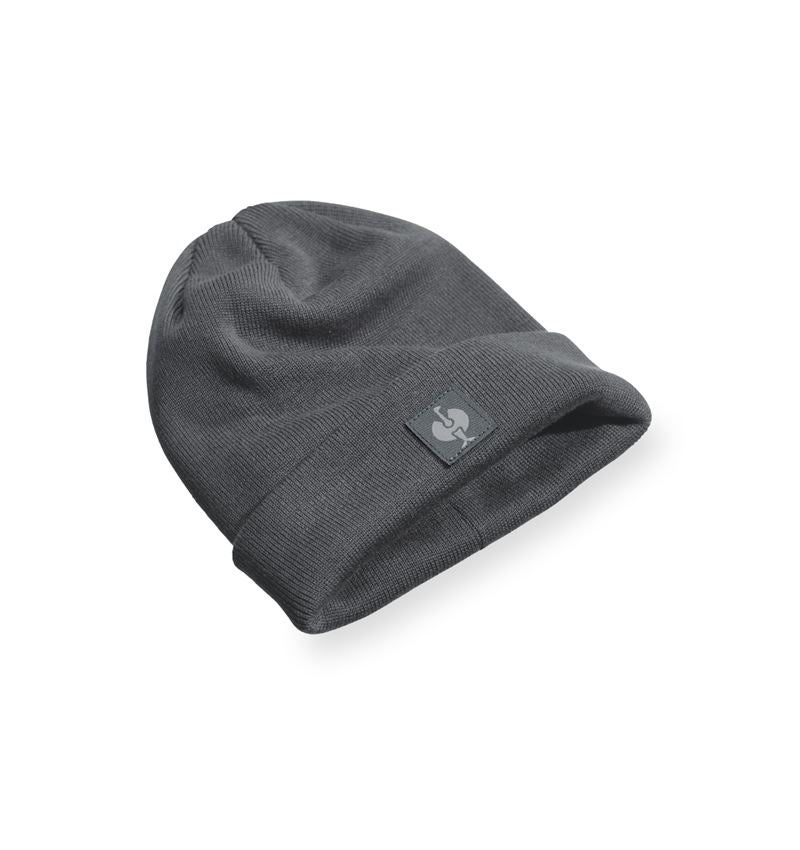 Accessories: Knitted cap e.s.iconic + carbongrey