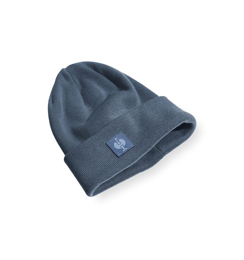 Accessories: Knitted cap e.s.iconic + oxidblue