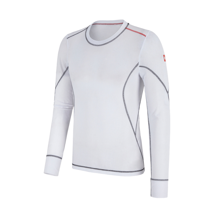 Sous-vêtements | Vêtements thermiques: e.s. Fonction-Longsleeve basis-light + blanc 2