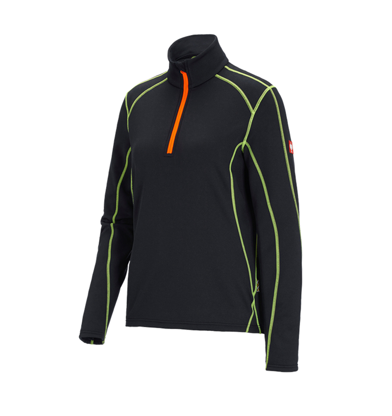 Cold: Funct.-Troyer thermo stretch e.s.motion 2020, la. + black/high-vis yellow/high-vis orange