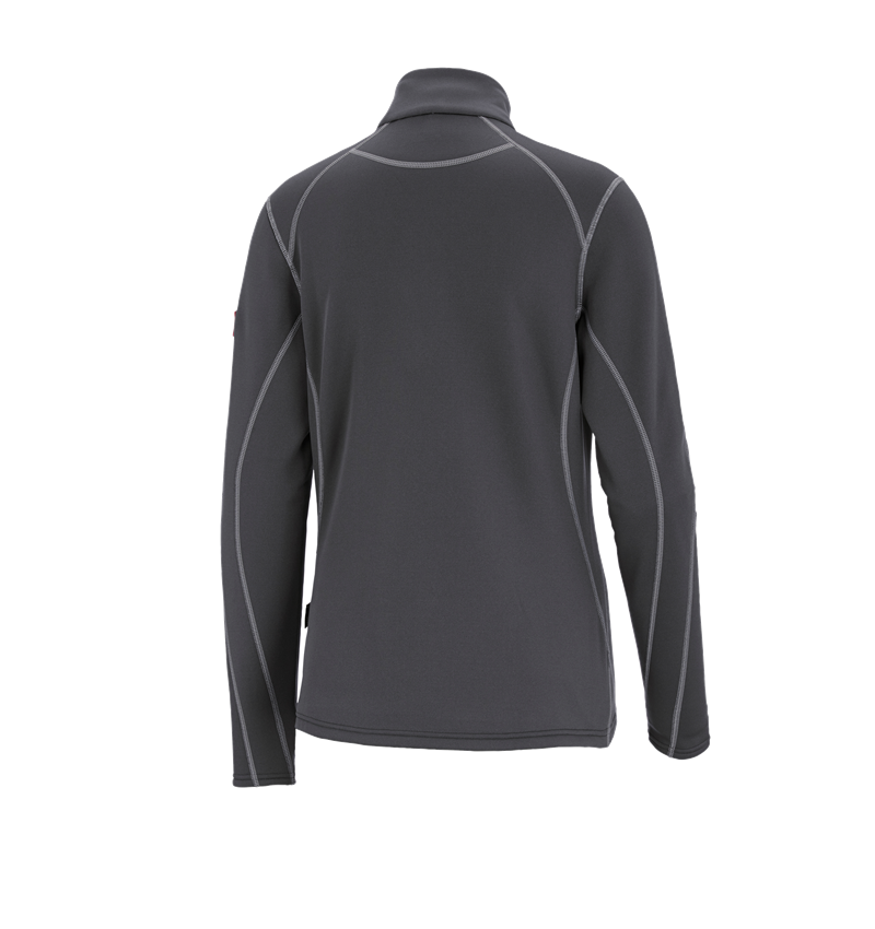 Shirts & Co.: Funkt.-Troyer thermo stretch e.s.motion 2020, Da. + anthrazit/platin 1