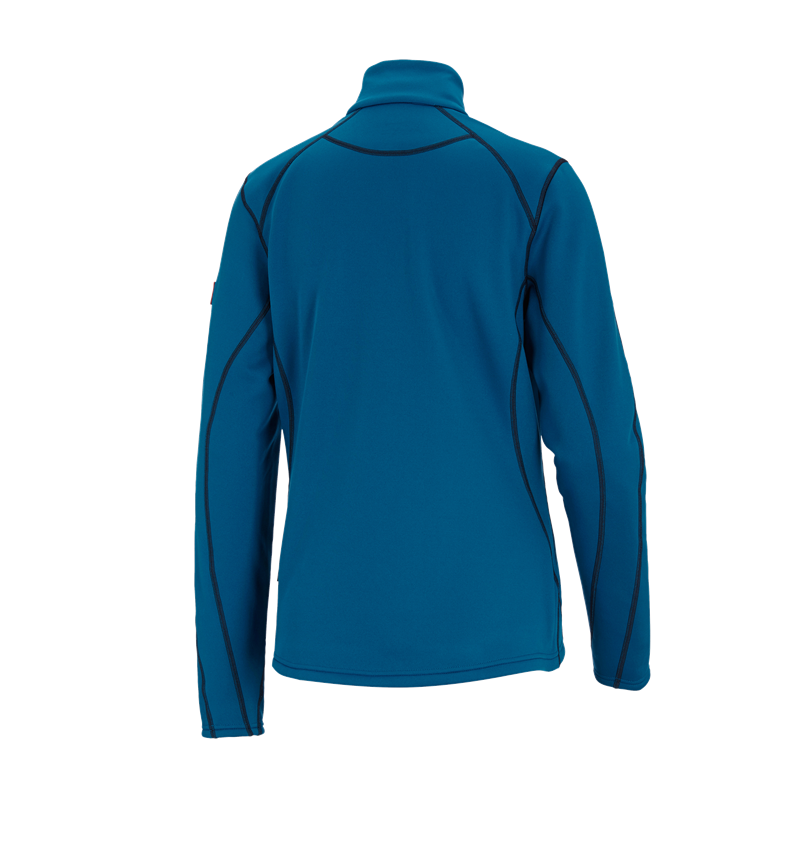 Shirts & Co.: Funkt.-Troyer thermo stretch e.s.motion 2020, Da. + atoll/dunkelblau 1