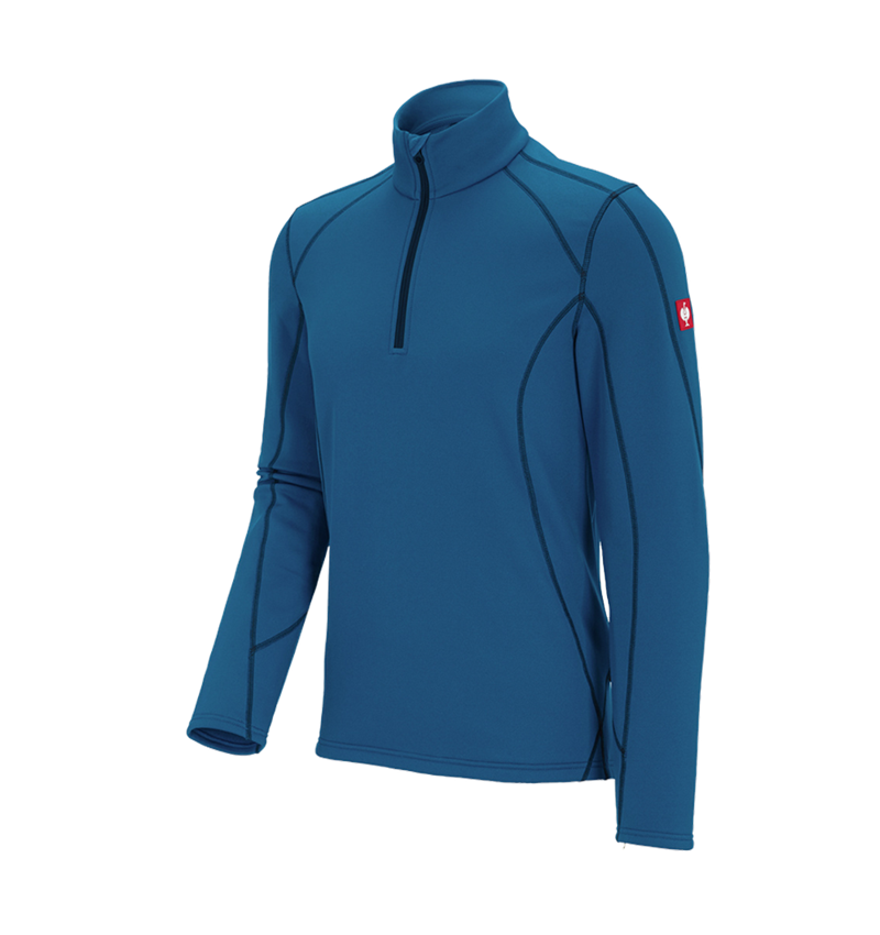 Shirts & Co.: Funkt.-Troyer thermo stretch e.s.motion 2020 + atoll/dunkelblau 2