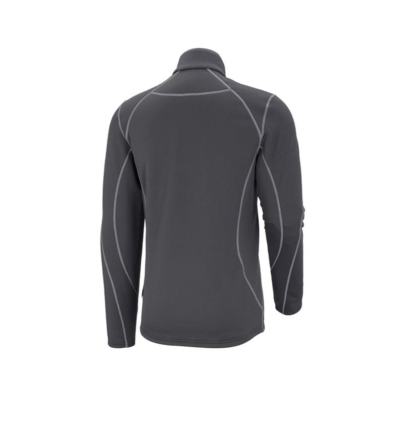 Shirts & Co.: Funkt.-Troyer thermo stretch e.s.motion 2020 + anthrazit/platin 3