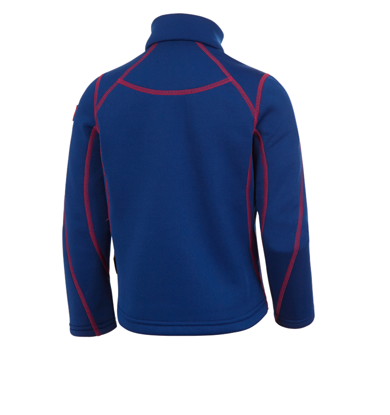 Shirts, Pullover & more: Funct.Troyer thermo stretch e.s.motion 2020 child. + royal/fiery red 3
