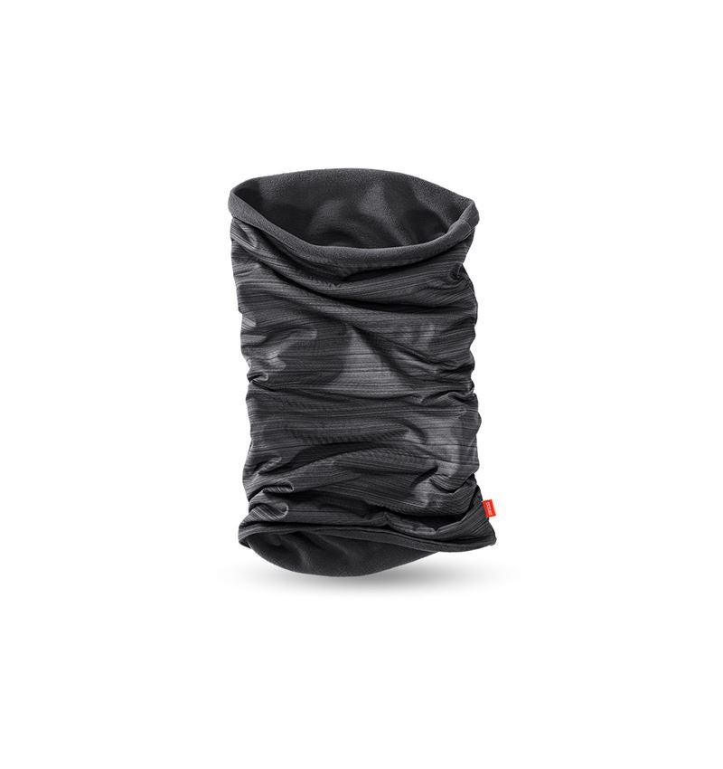 Accessories: e.s. Multifunctional microfleece scarf + black