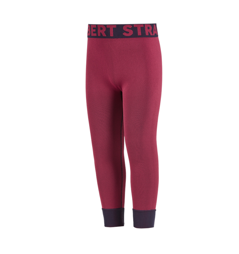 Thermal Underwear: e.s. functional long-pants seamless-warm, children + berry