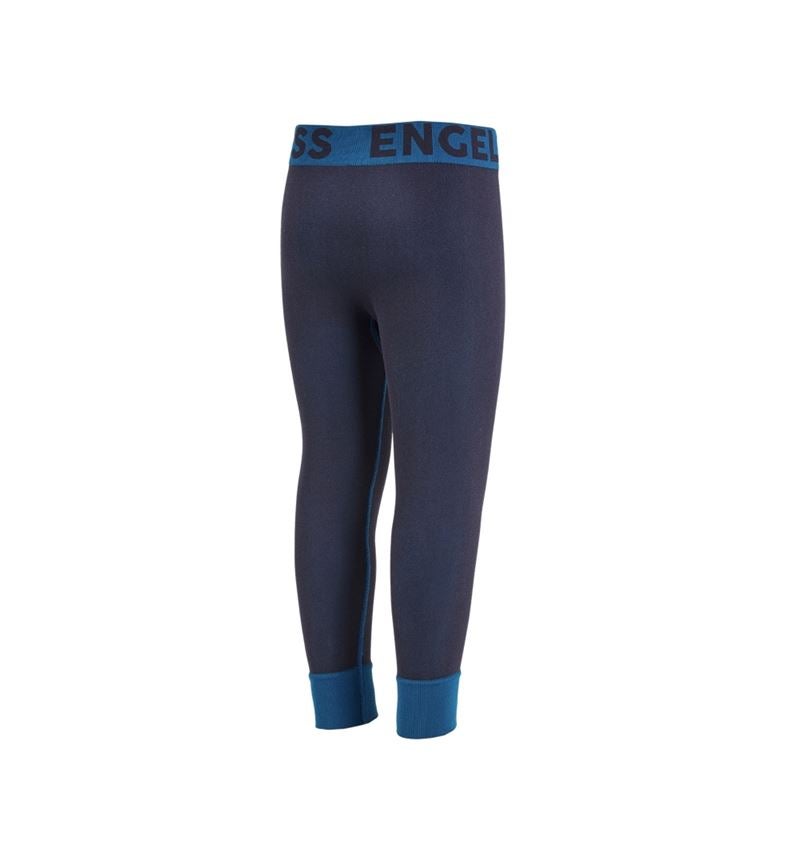 For the little ones: e.s. functional long-pants seamless-warm, children + navy 3