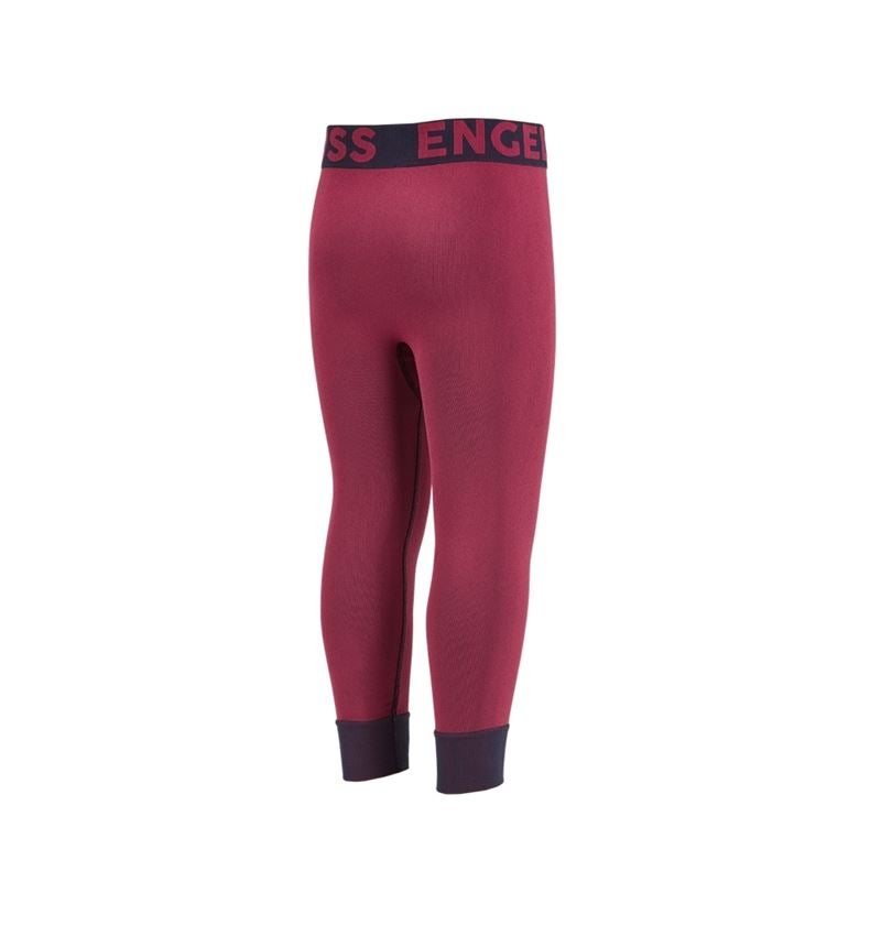 Thermal Underwear: e.s. functional long-pants seamless-warm, children + berry 1