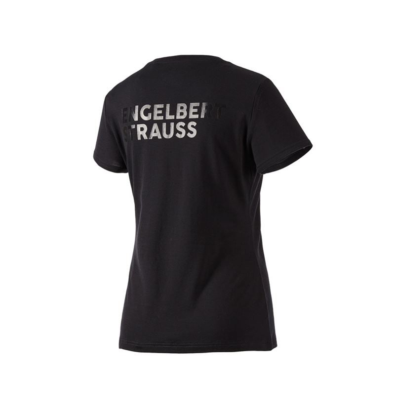 Shirts & Co.: T-Shirt Merino e.s.trail, Damen + schwarz 3