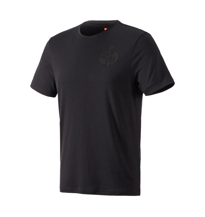 Shirts, Pullover & more: T-Shirt Merino e.s.trail + black 2