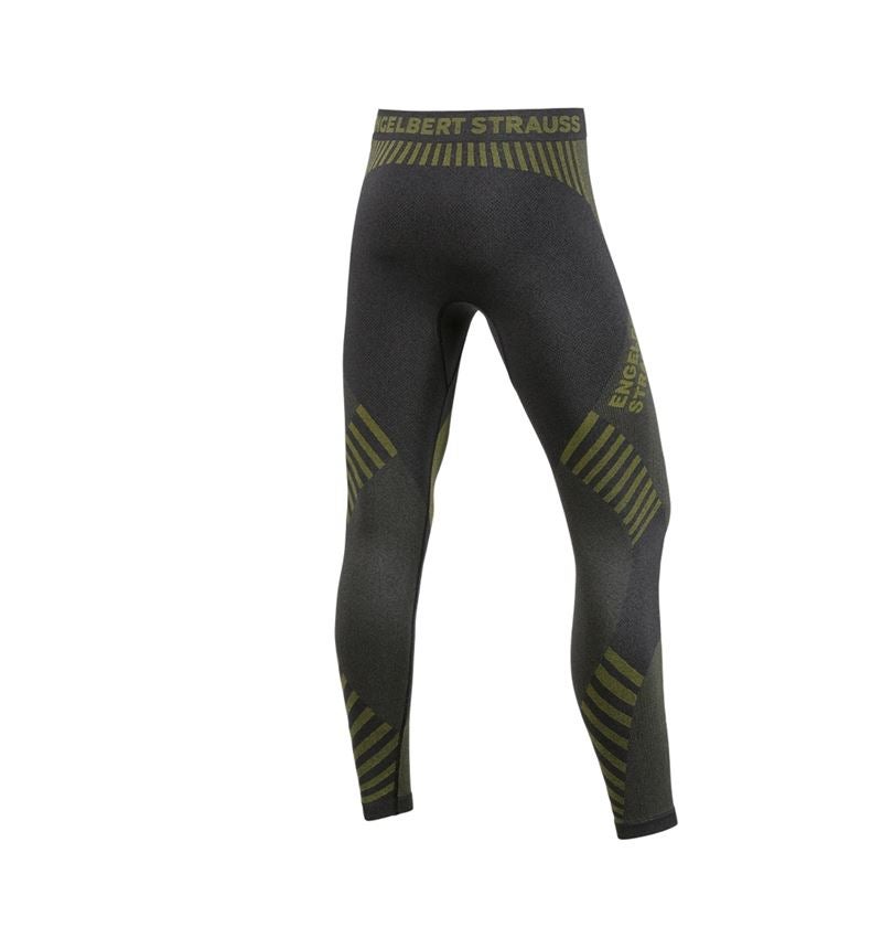 Underwear | Functional Underwear: Functional long-pants e.s.trail seamless-warm + black/acid yellow 4