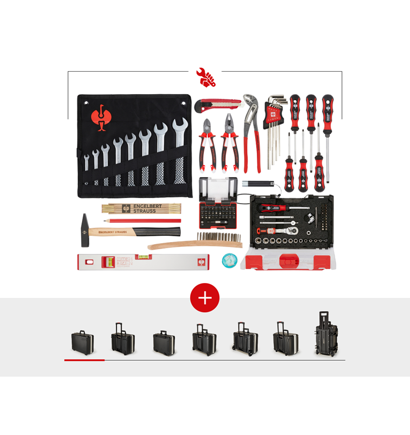 Mallette à outils: Kit d'outils Allround avec coffre