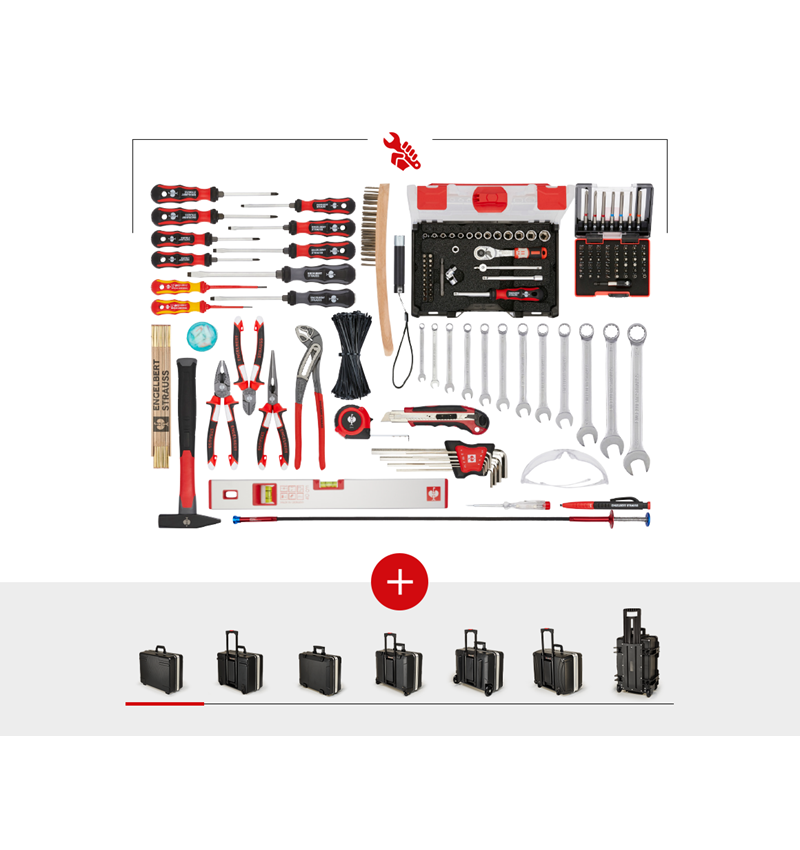 Outils: Kit d'outils Allround professionnel avec coffre à