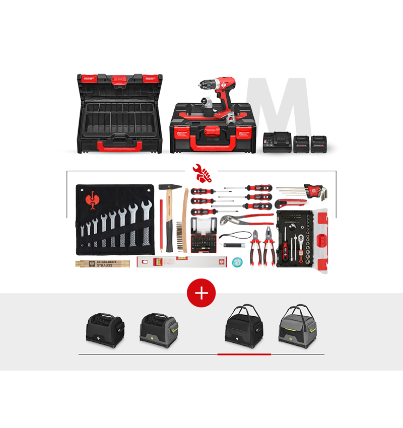 Outils électriques: Set d'outils poly. + 18,0 V visseuse multi batt. + noir
