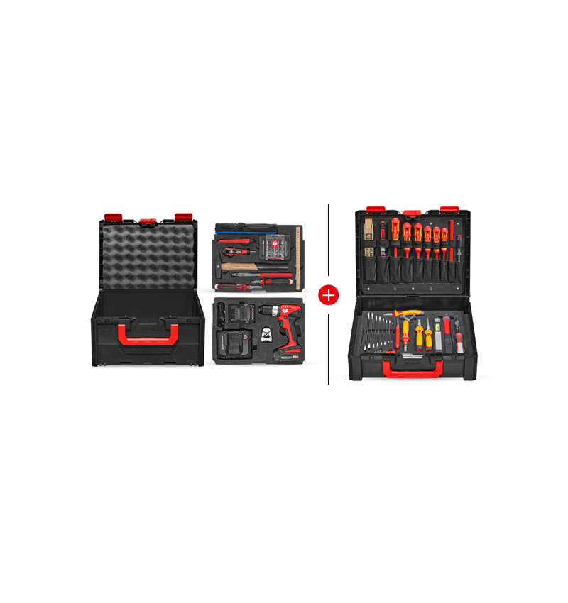 Elektrowerkzeuge: STRAUSSbox Werkzeug-Set 215 midi Elektro Profi