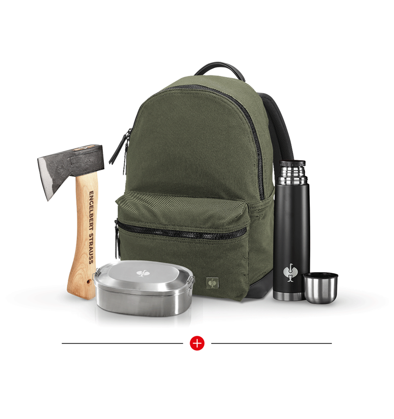 Tools: e.s. Trekking axe gift set + disguisegreen