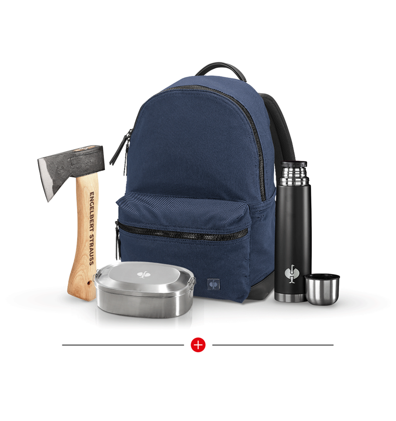 Tools: e.s. Trekking axe gift set + slateblue