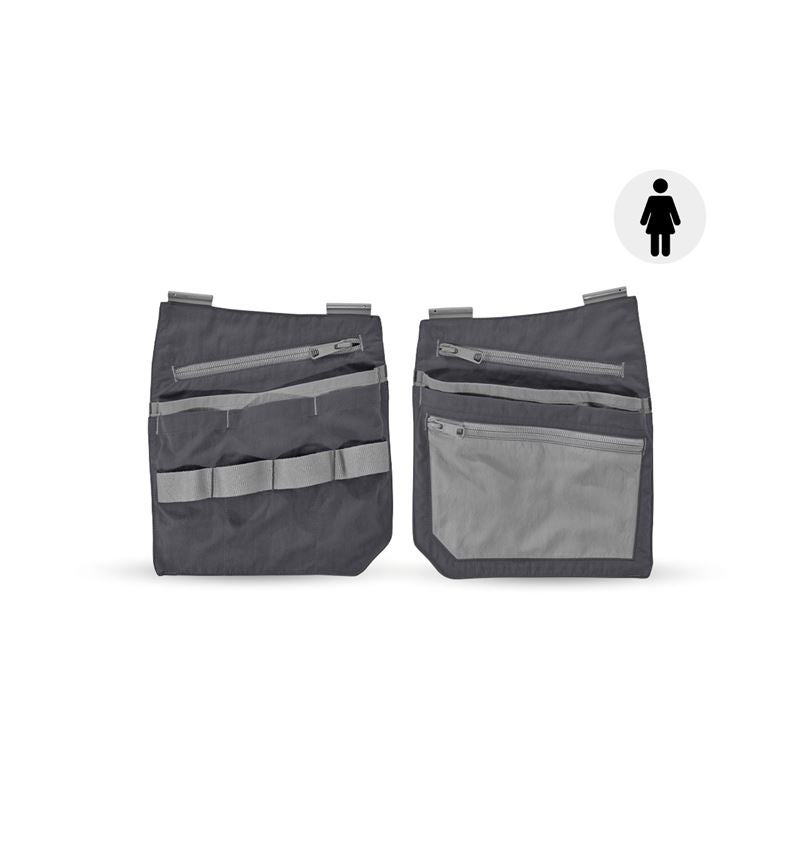 Accessories: Tool bags e.s.concrete light, ladies‘ + anthracite/pearlgrey