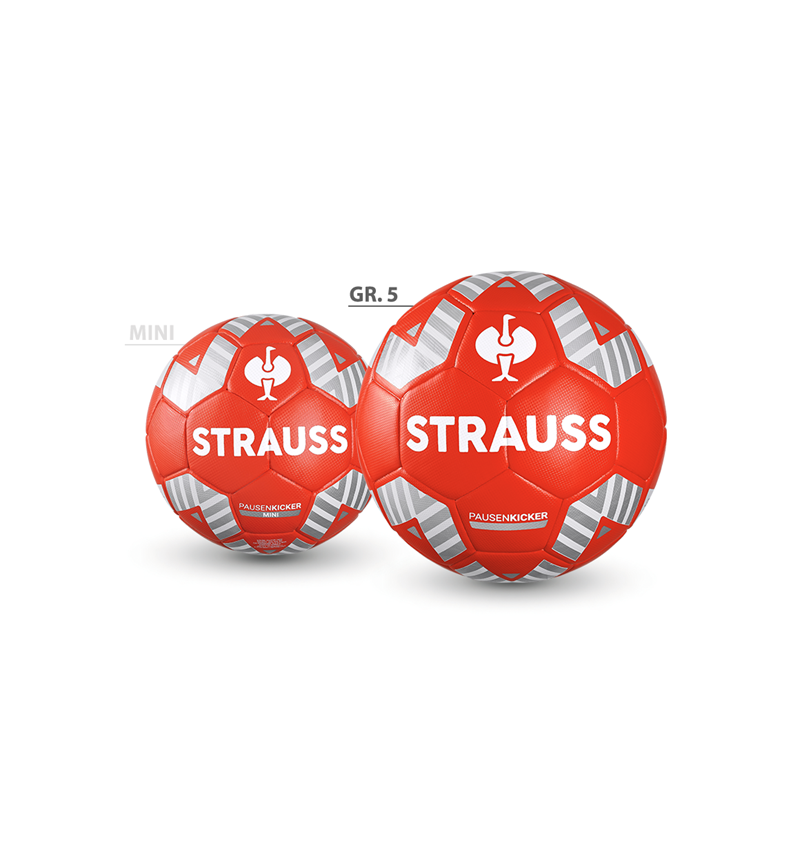 Accessories: STRAUSS football + red