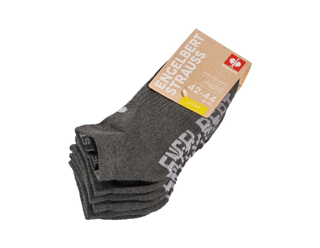Socks: e.s. Allround socks Classic light/low + anthracite