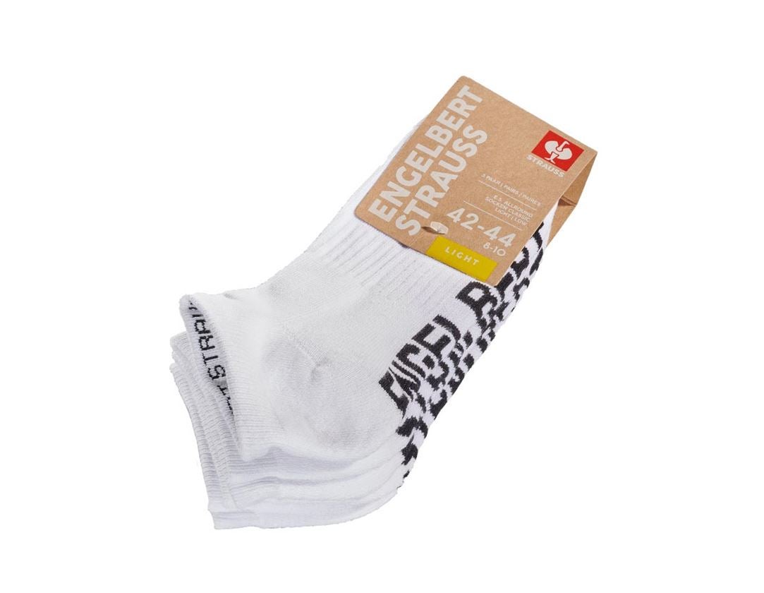 Socks: e.s. Allround socks Classic light/low + white