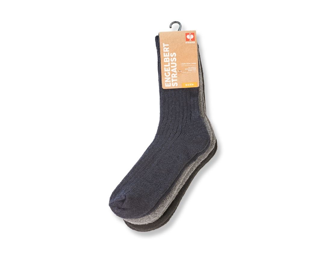 Socks: e.s. work socks Classic warm/high, pack of 3