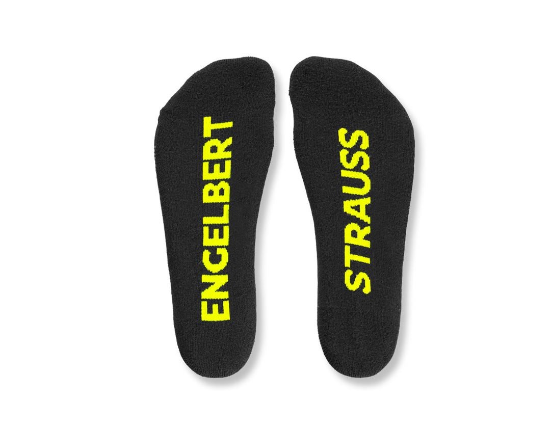 Socks: e.s. All-season socks function light/high + black/high-vis yellow