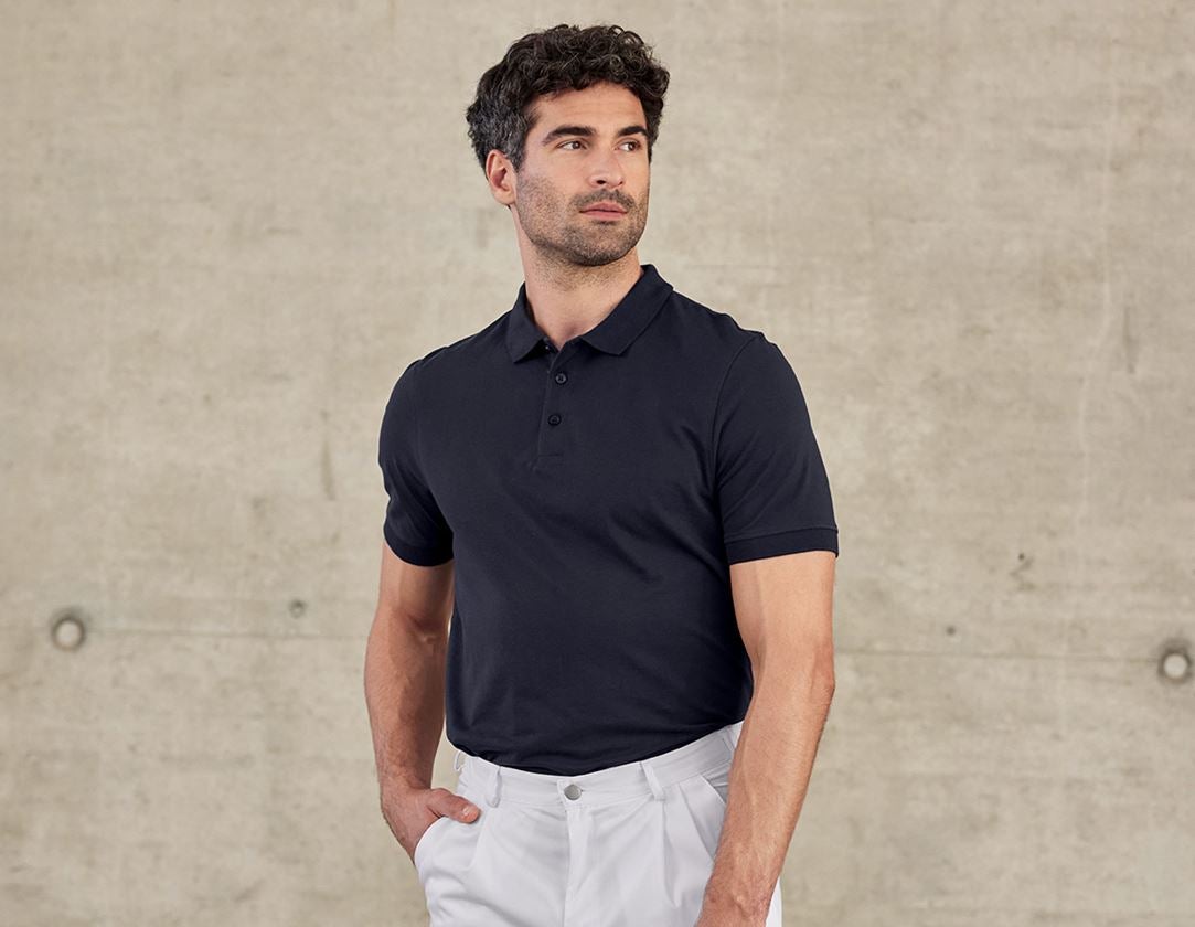 Shirts, Pullover & more: e.s. Polo shirt cotton Deluxe + navy 3