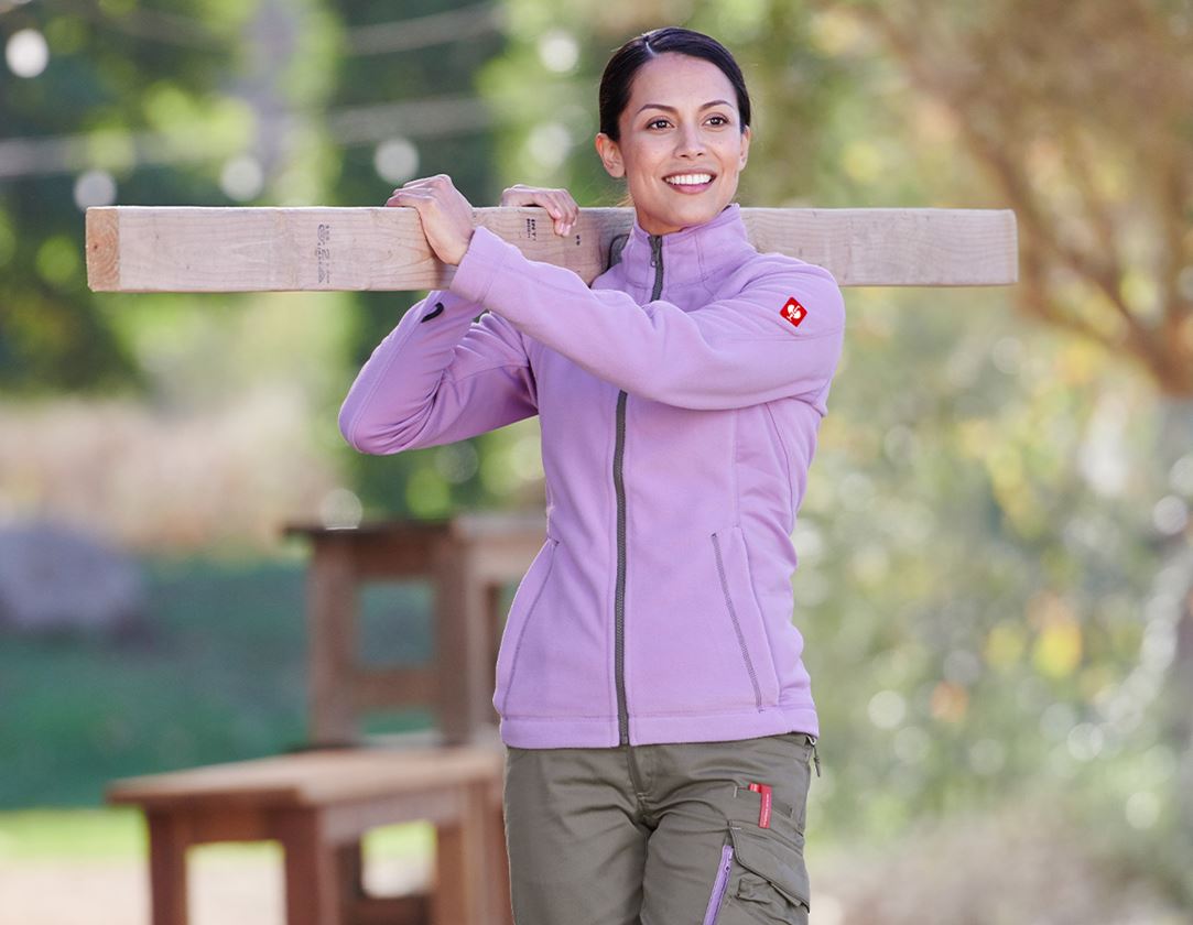 Work Jackets: 3 in 1 functional jacket e.s.motion 2020, ladies' + stone/lavender 1