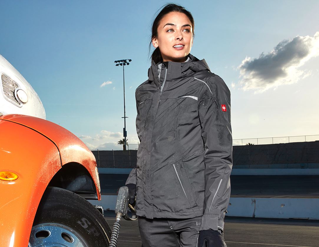 Work Jackets: 3 in 1 functional jacket e.s.motion 2020, ladies' + anthracite/platinum