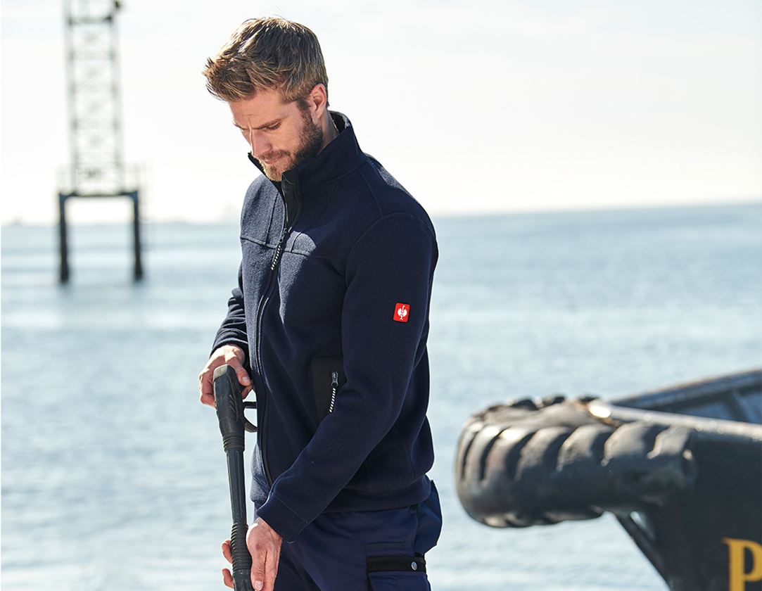 Work Jackets: e.s. jacket therma-plus + navy