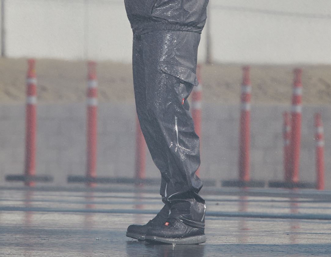 Work Trousers: Rain trousers e.s.motion 2020 superflex + anthracite/platinum 1