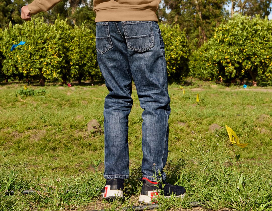 Hosen: e.s. Jeans POWERdenim, Kinder + stonewashed 1