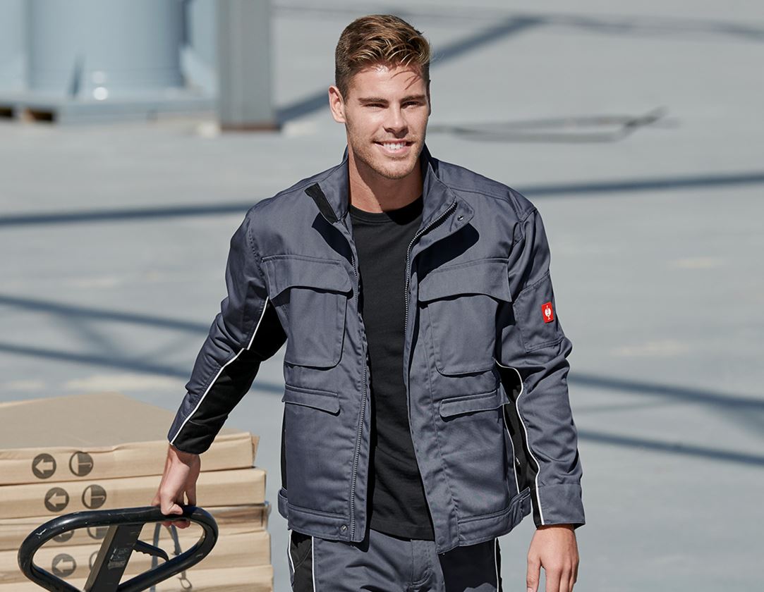 Work Jackets: Work jacket e.s.active + grey/black 1