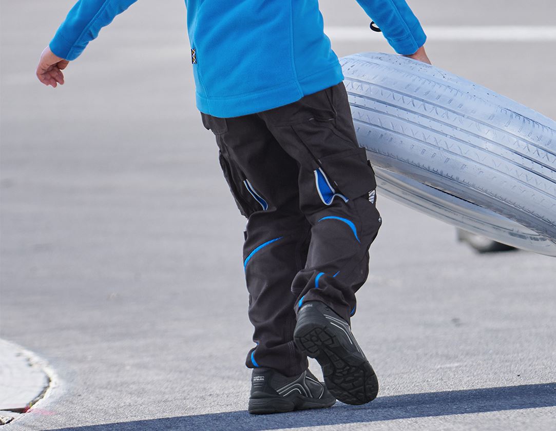Trousers: Trousers e.s.motion 2020, children's + graphite/gentian blue 1