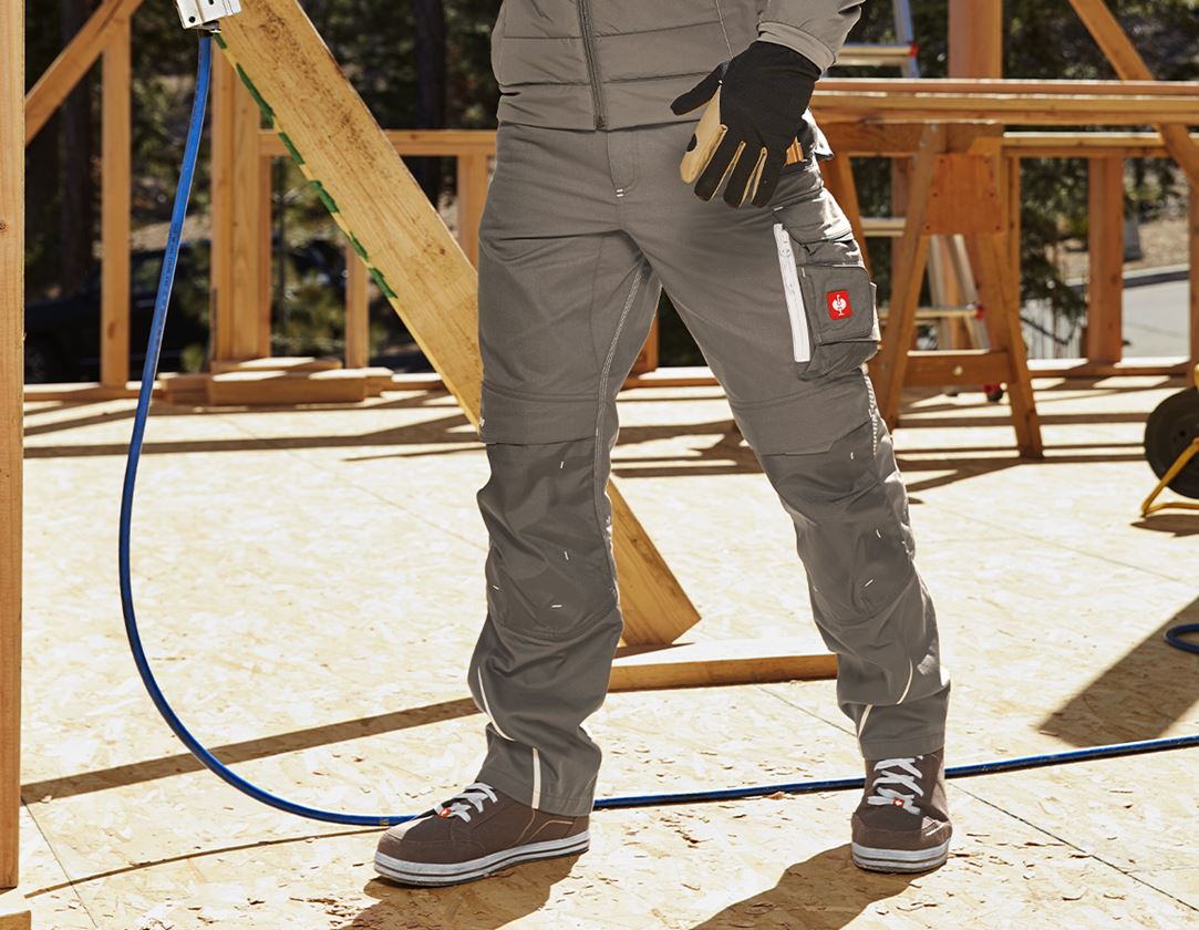 Work Trousers: Trousers e.s.motion 2020 + stone/plaster