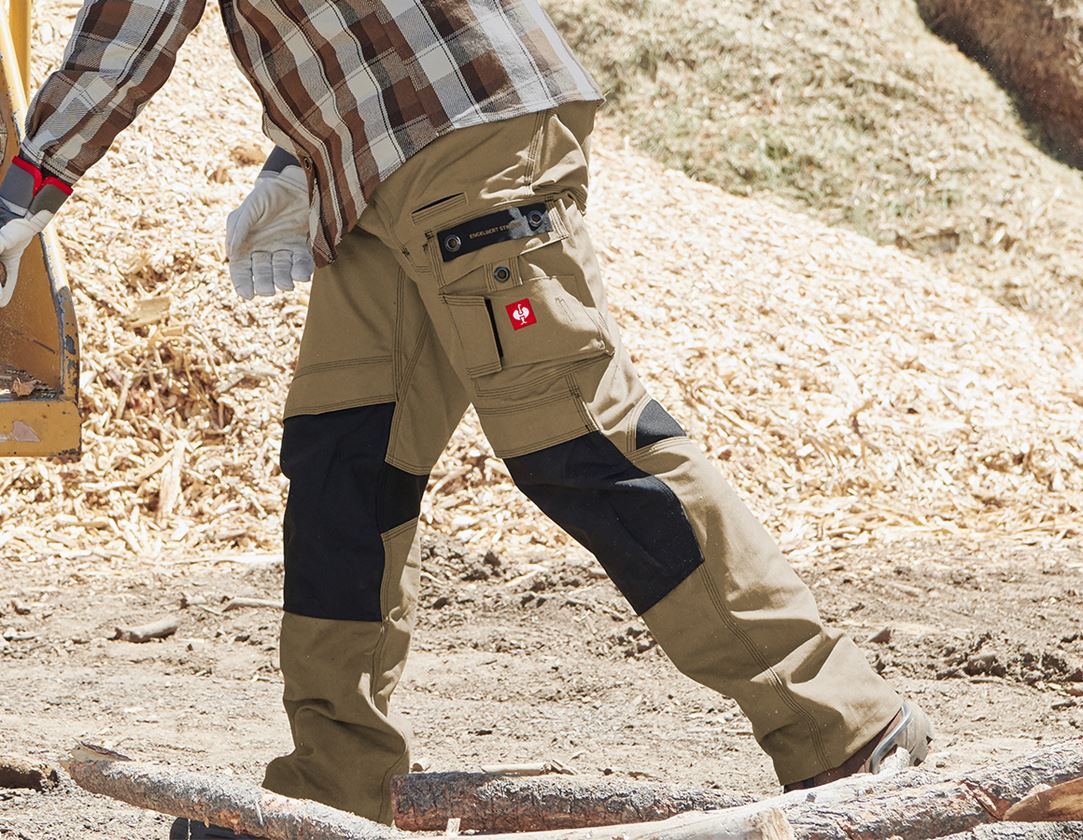 Work Trousers: Trousers e.s.roughtough + walnut