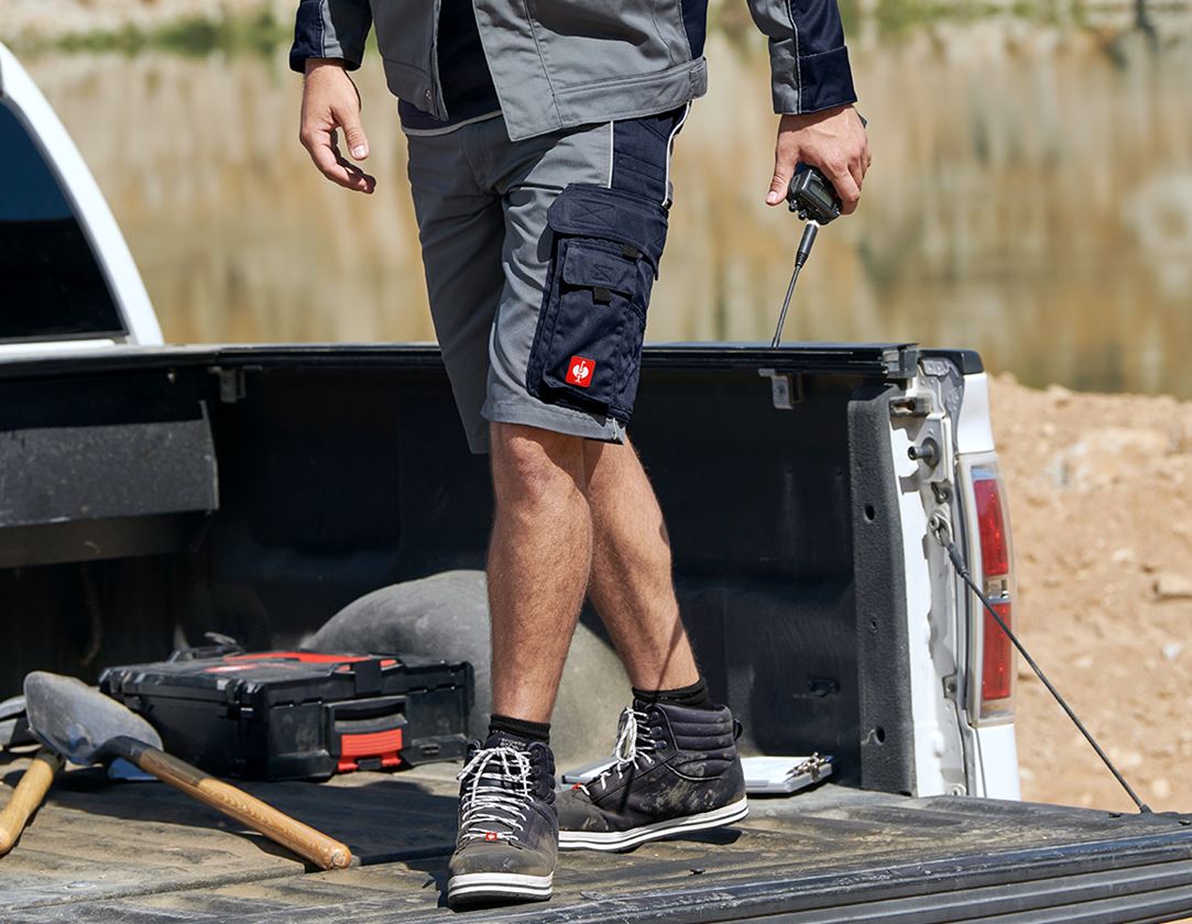 Work Trousers: Shorts e.s.active + grey/navy 1