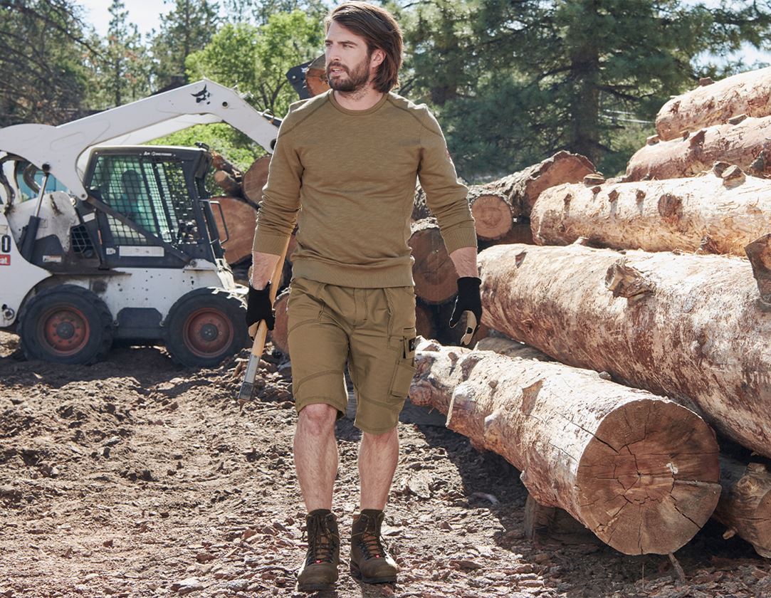 Work Trousers: Shorts e.s.roughtough + walnut 1