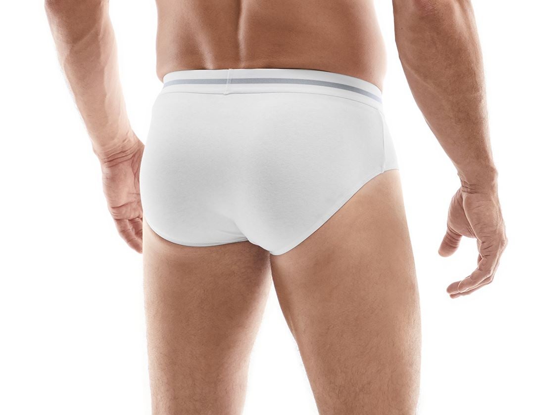 Underwear | Functional Underwear: e.s. Cotton stretch briefs + white 1