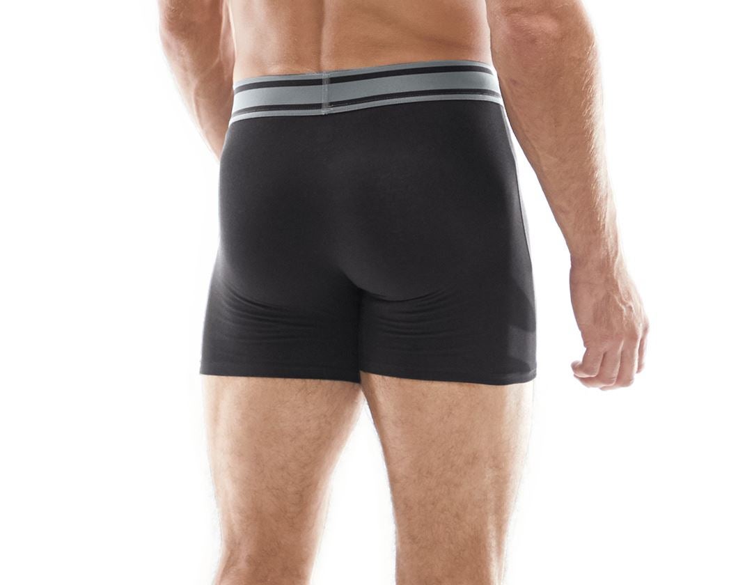 Underwear | Functional Underwear: e.s. Cotton stretch long-leg pants + black/cement 1