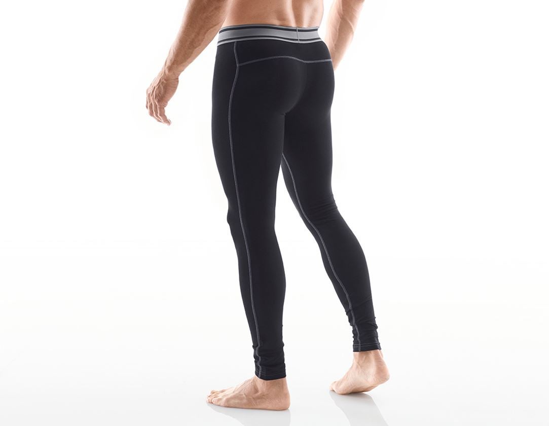Underwear | Functional Underwear: e.s. cotton stretch long-pants + black 1