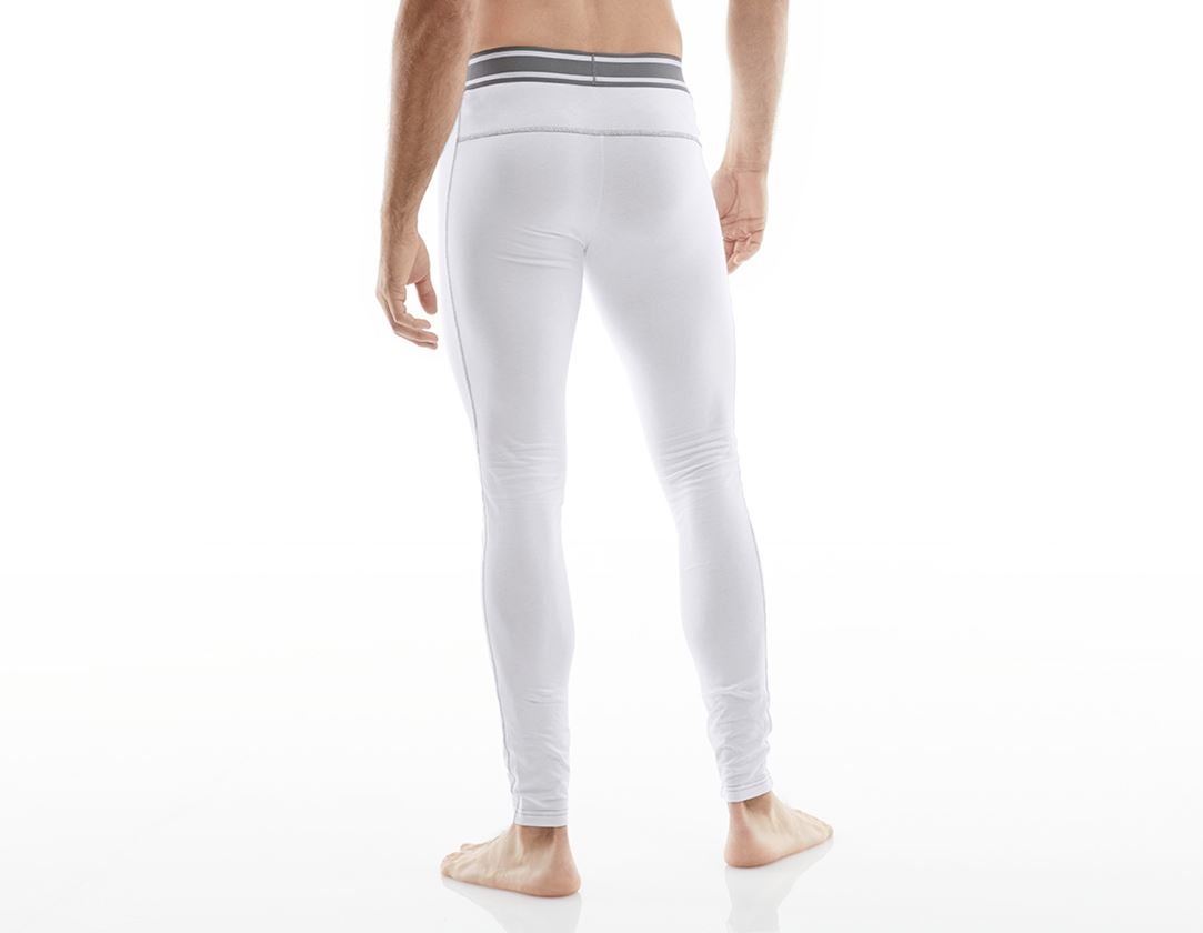 Unterwäsche | Thermokleidung: e.s. cotton stretch Long Pants + weiß 1