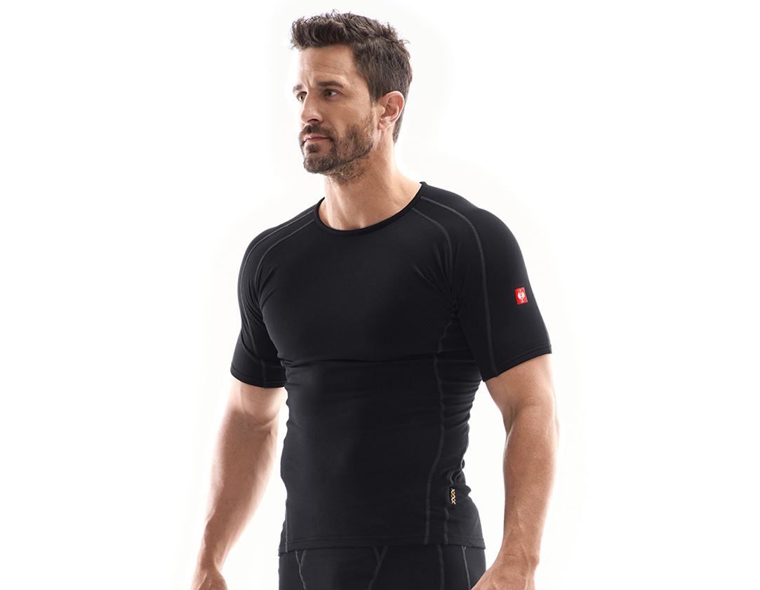 Underwear | Functional Underwear: e.s. Functional-t-shirt clima-pro - warm, men's + black